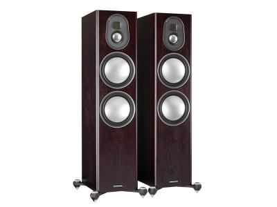 Monitor Audio Gold 300 5G Floorstanding Speakers - (Dark Walnut)