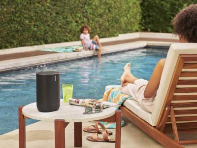 Sonos MOVE Portable WiFi & Bluetooth Wireless Speaker - Black