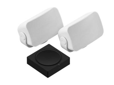 Sonos Outdoor Speaker Set of Architectural Speakers by Sonance with Sonos AMP