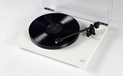 Rega Planar 1 PLUS Turntable with Built-in Moving Magnet Phono Stage (Matte White)