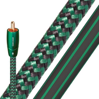 Audioquest Chicago RCA Analog-Audio Interconnect Cables (0.5 Meter, Pair)
