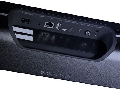 Bluesound Wireless Streaming Sound System - PULSE SOUNDBAR+ Black