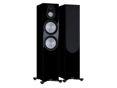 Monitor Audio Silver Series 500 7G Floorstanding Speaker In High Gloss Black