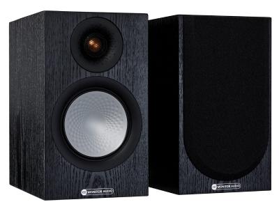 Monitor Audio Silver Series 50 7G Bookshelf Speaker In Black Oak - S7G50BL