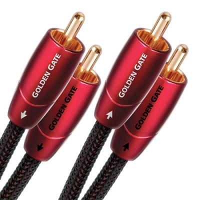 Audioquest Golden Gate Analog-Audio Interconnect Cable RCA to RCA - 1 Meter