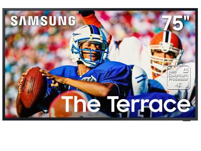 75" Samsung QN75LST9TAFXZC The Terrace Full Sun Outdoor TV and Soundbar HW-LST70T - BUNDLE