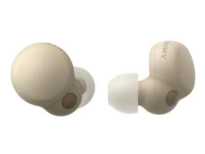 Sony LinkBuds S Truly Wireless Noise Cancelling Earbuds (Cream)