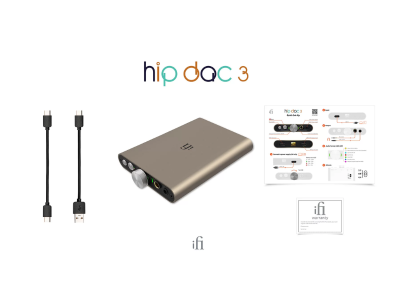 iFi Audio Hip-Dac 3 Portable Hi-Res DAC/Headphone Amplifier