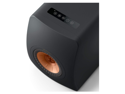 KEF LS50 Wireless II Powered Bookshelf Speakers - Carbon Black (Pair)