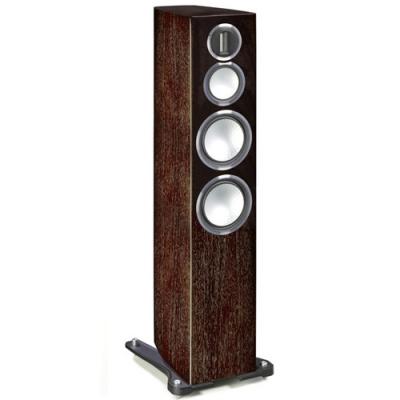 Monitor Audio Gold 300 Floorstanding Speakers - Dark Walnut Real Wood Veneer (Pair)