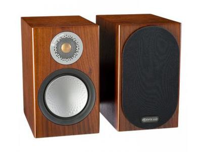 Monitor Audio SILVER 50 Ultra-Compact Bookshelf Speakers - Walnut