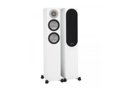 Monitor Audio SILVER 200 Compact Floorstanding Speakers - Satin White