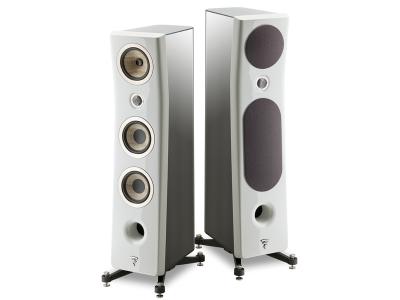 Focal KANTA No2 Floorstanding 3-way Bass Relfex Speaker - White High Gloss / Gloss Carrara White (Pair)