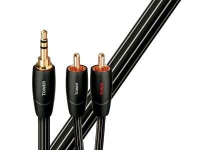 Audioquest Tower Analog-Audio Interconnect 3.5mm to RCA Cable (0.6M)