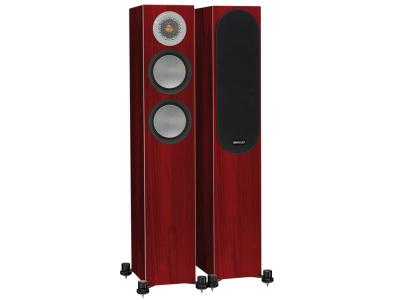 Monitor Audio SILVER 200 Compact Floorstanding Speakers - Rosenut