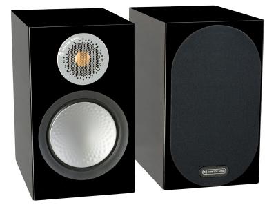 Monitor Audio SILVER 50 Ultra-Compact Bookshelf Speakers - High Gloss Black