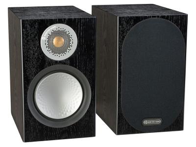 Monitor Audio SILVER 50 Ultra-Compact Bookshelf Speakers - Black Oak