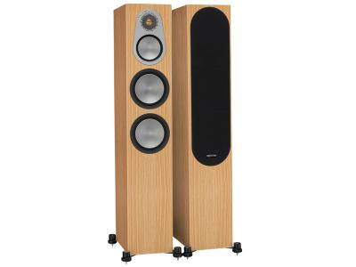 Monitor Audio SILVER 300 Audiophile Floorstanding Speaker - Natural Oak